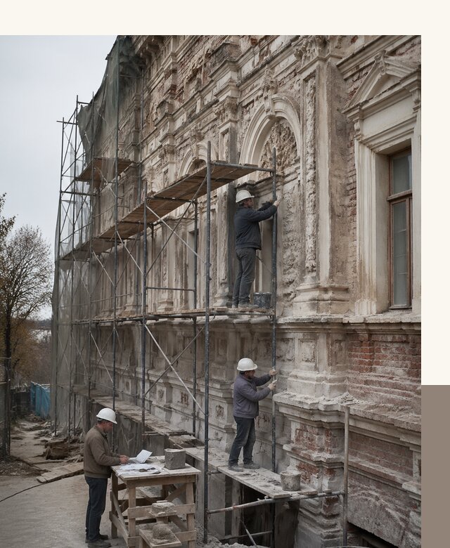 Реставрация объектов культурного наследия под ключ в Нижнем Новгороде