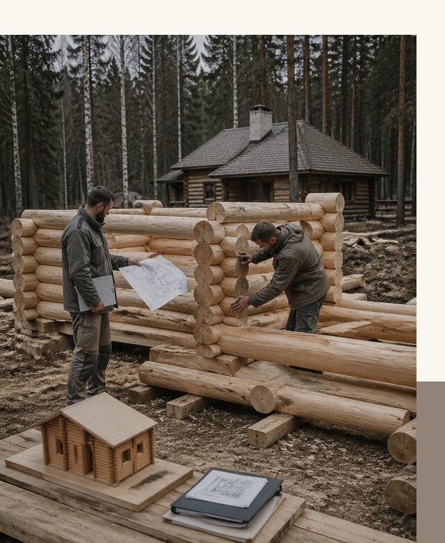 Проектирование и строительство домов из бревна в Нижнем Новгороде